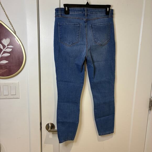 NEW L’AGENCE Margot Skinny Cropped Jeans in Light Vintage Sz 28 - Picture 4 of 12